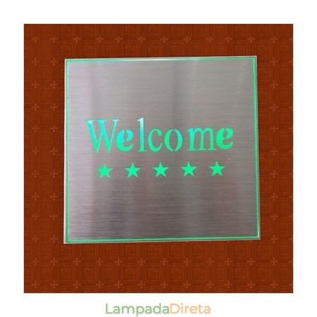Indicador de boas-vindas do mercado de hotéis Lâmpada de luz criativa Bar Modelo Arandelas de parede Metal Indicador de boas-vindas do mercado de hotéis Lâmpada de luz criativa Bar Modelo Arandelas de parede Metal