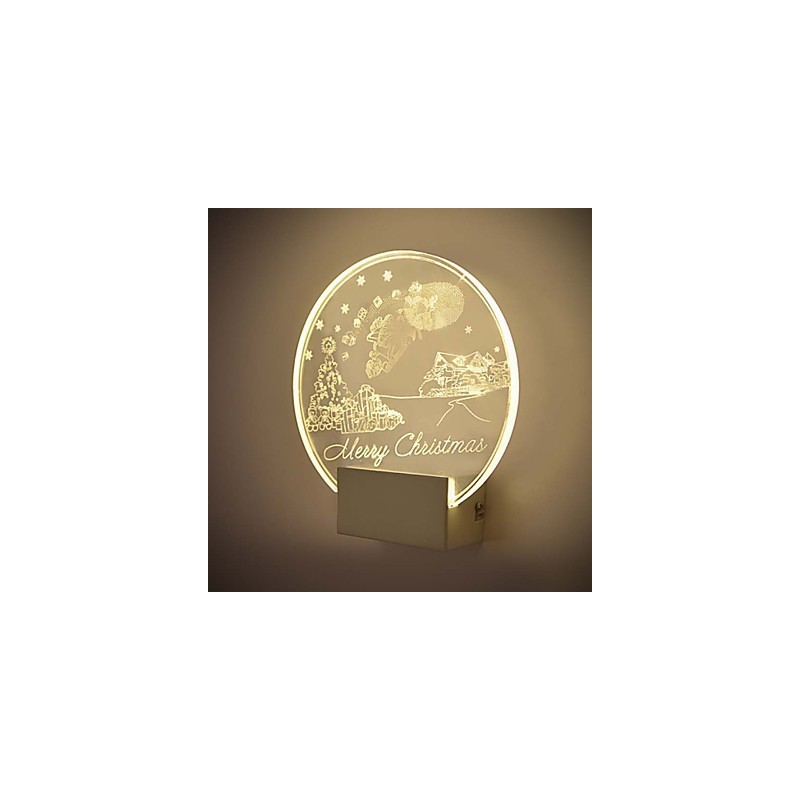 Luminária de parede acrílica PVC Luminária moderna contemporânea Metal