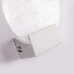 Luminária de parede acrílica PVC Luminária moderna contemporânea Metal