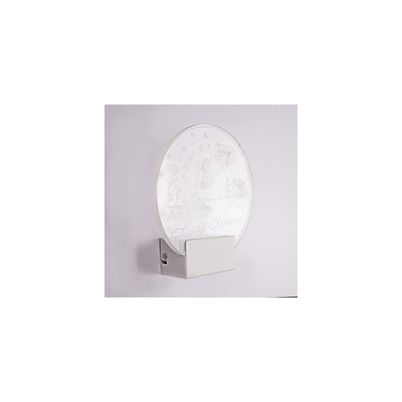 Luminária de parede acrílica PVC Luminária moderna contemporânea Metal
