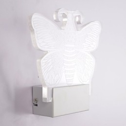 Luminária de parede acrílica PVC Luminária moderna contemporânea Metal