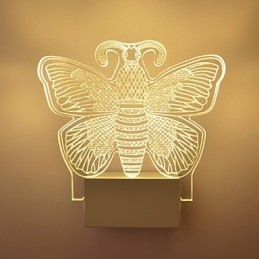 Luminária de parede acrílica PVC Luminária moderna contemporânea Metal