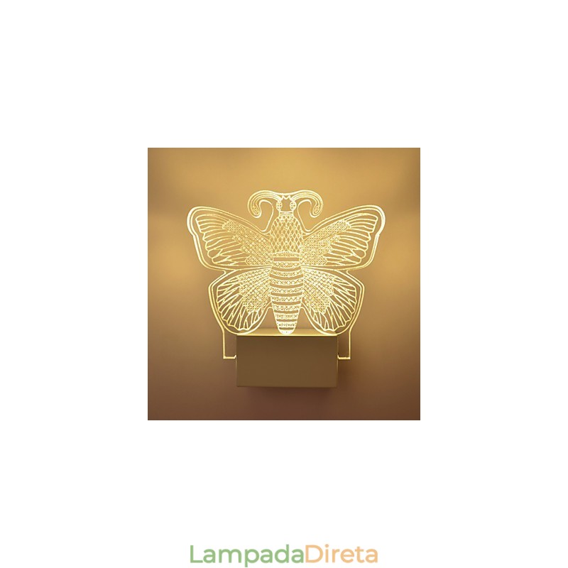 Luminária de parede acrílica PVC Luminária moderna contemporânea Metal