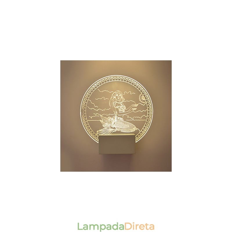 Luminária de parede acrílica PVC Luminária moderna contemporânea Metal