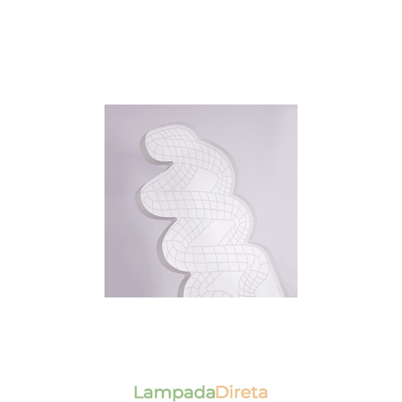 Luminária de parede acrílica PVC Lâmpada de luz Chip Moderna Contemporânea Metal