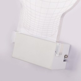 Luminária de parede acrílica PVC Lâmpada de luz Chip Moderna Contemporânea Metal