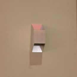 Modelo de barra criativa trapezoidal dupla arandelas de parede modernas contemporâneas de metal