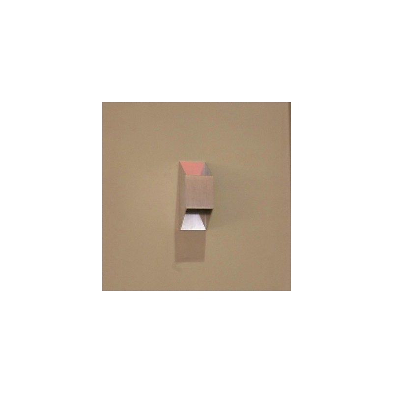 Modelo de barra criativa trapezoidal dupla arandelas de parede modernas contemporâneas de metal