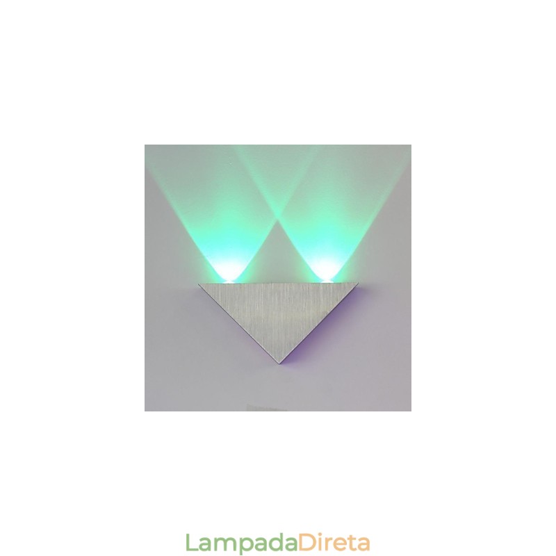 Luminárias de parede embutidas modernas contemporâneas de metal