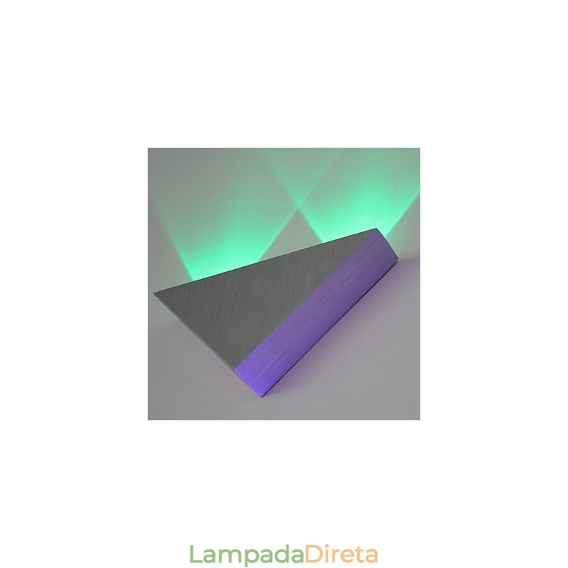 Luminárias de parede embutidas modernas contemporâneas de metal