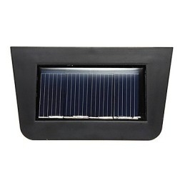 Luminária de parede com energia solar amarela quente para deck com 2 lanternas