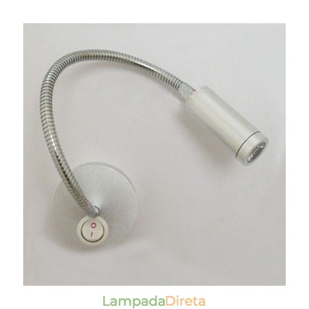 Luminárias de parede de leitura modernas contemporâneas de metal