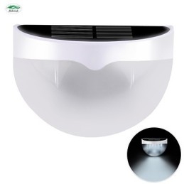 Lâmpada solar à prova d'água IP55 branca + preta