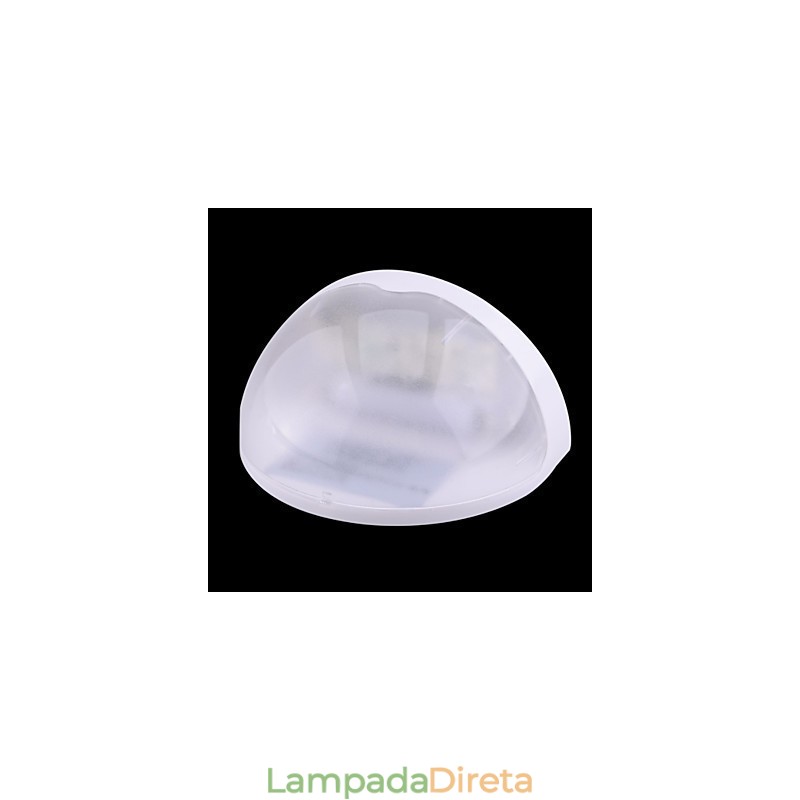 Lâmpada solar à prova d'água IP55 branca + preta