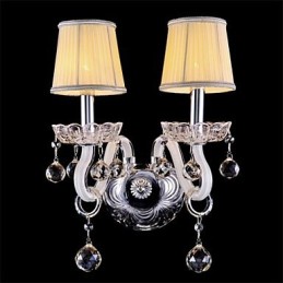 Cristal Mini Estilo Arandelas de Parede Vela Luzes de Parede Modernas Contemporâneas Vidro