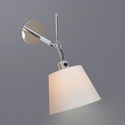 Apliques de parede Luzes de braço oscilante Luzes de parede de vela Luzes de parede de leitura Moderno Contemporâneo Metal
