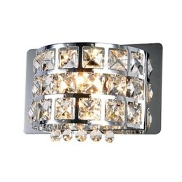 Luminárias de parede embutidas de cristal modernas contemporâneas G4 Metal