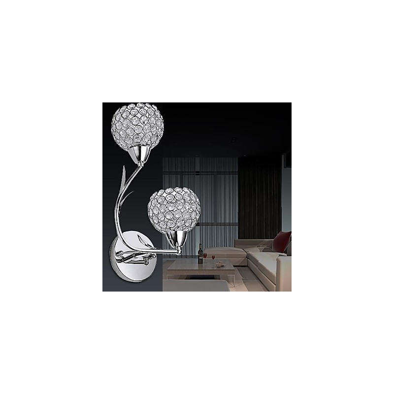 Apliques de parede de cristal Metal moderno e contemporâneo