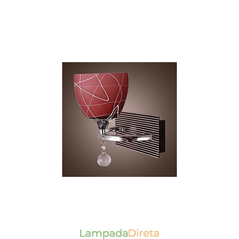 Luminária de parede de alta qualidade com 1 luz