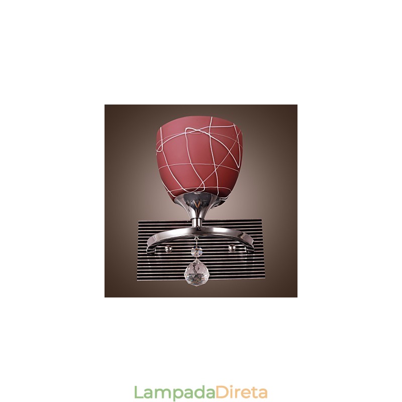 Luminária de parede de alta qualidade com 1 luz