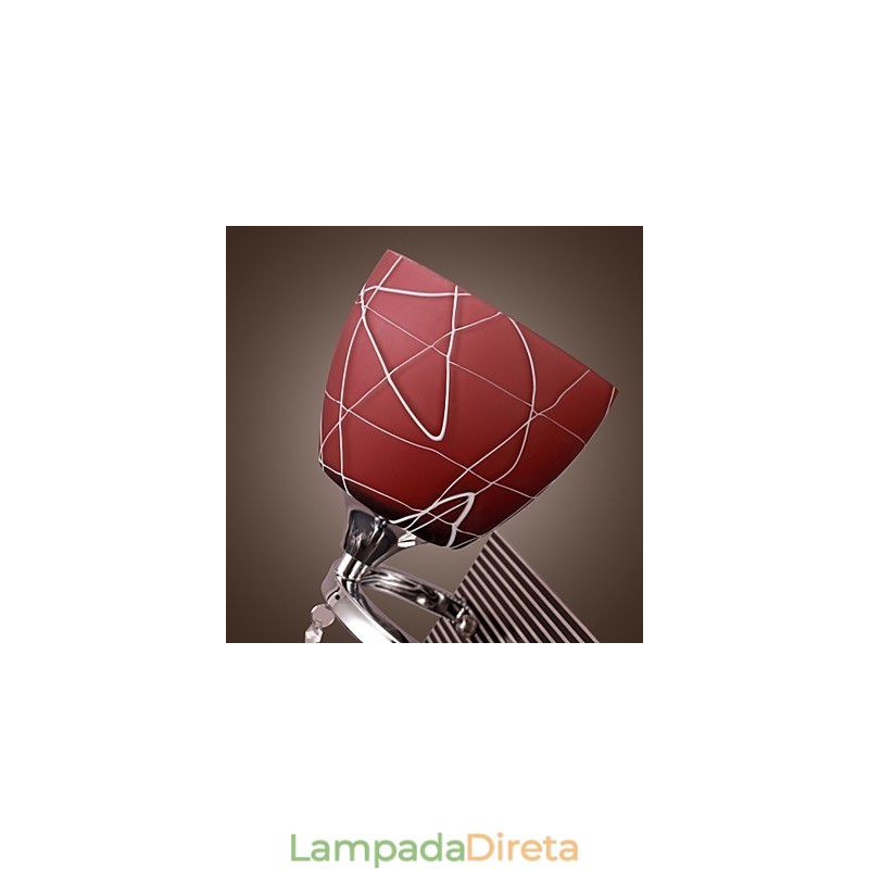 Luminária de parede de alta qualidade com 1 luz