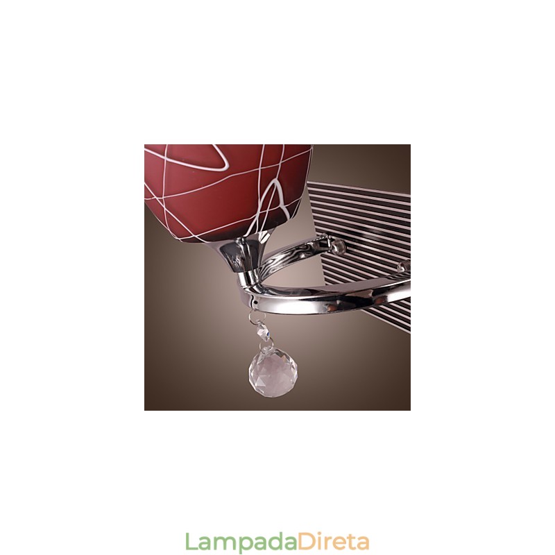 Luminária de parede de alta qualidade com 1 luz