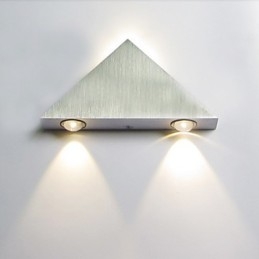Luminárias de parede embutidas modernas contemporâneas de metal