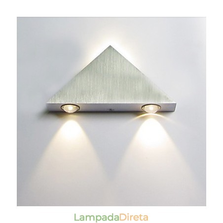 Luminárias de parede embutidas modernas contemporâneas de metal Luminárias de parede embutidas modernas contemporâneas de metal