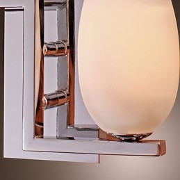 Luminária de parede de cristal com 2 luzes em formato de garrafa