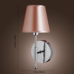 Luminária de parede de design simples com luz quente