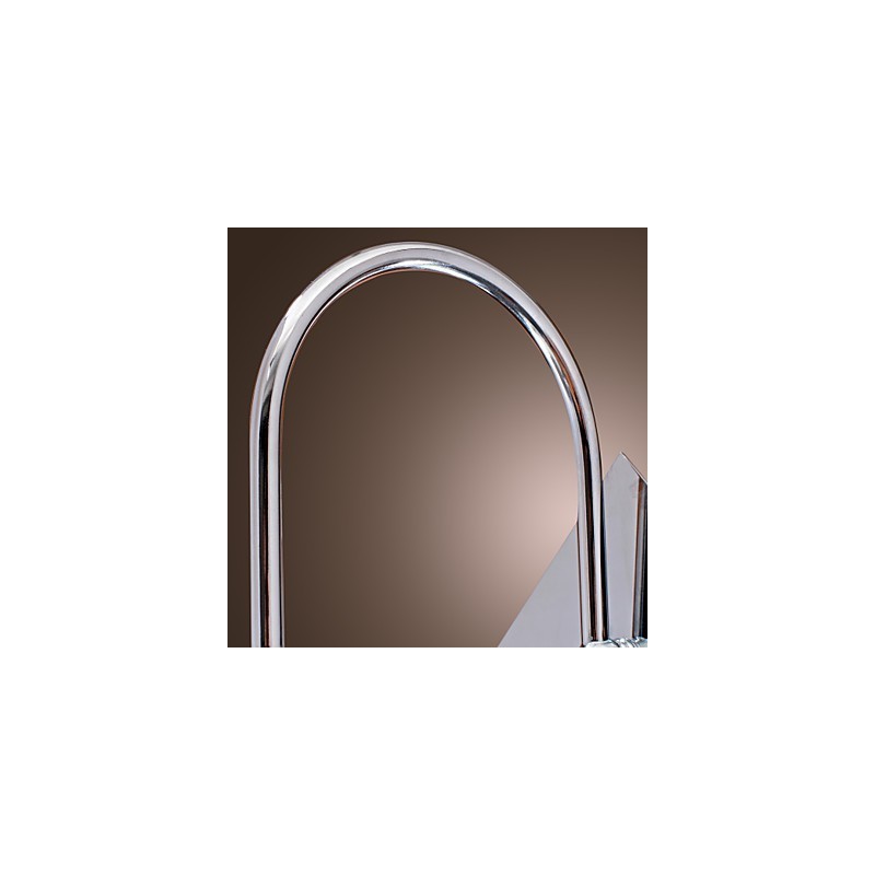 Luminária de parede com gota de cristal elegante