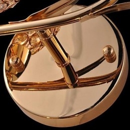 Arandelas de parede de cristal Luzes de parede de leitura Modernas contemporâneas Metal