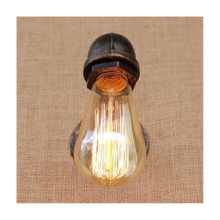 Nostalgia Simple Water Pipe Decorativo Pequeno Luminária de Parede Luz de Parede Nostalgia Simple Water Pipe Decorativo Pequeno Luminária de Parede Luz de Parede