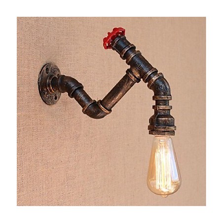 Nostalgia Simple Water Pipe Decorativo Pequeno Luminária de Parede Luz de Parede Nostalgia Simple Water Pipe Decorativo Pequeno Luminária de Parede Luz de Parede