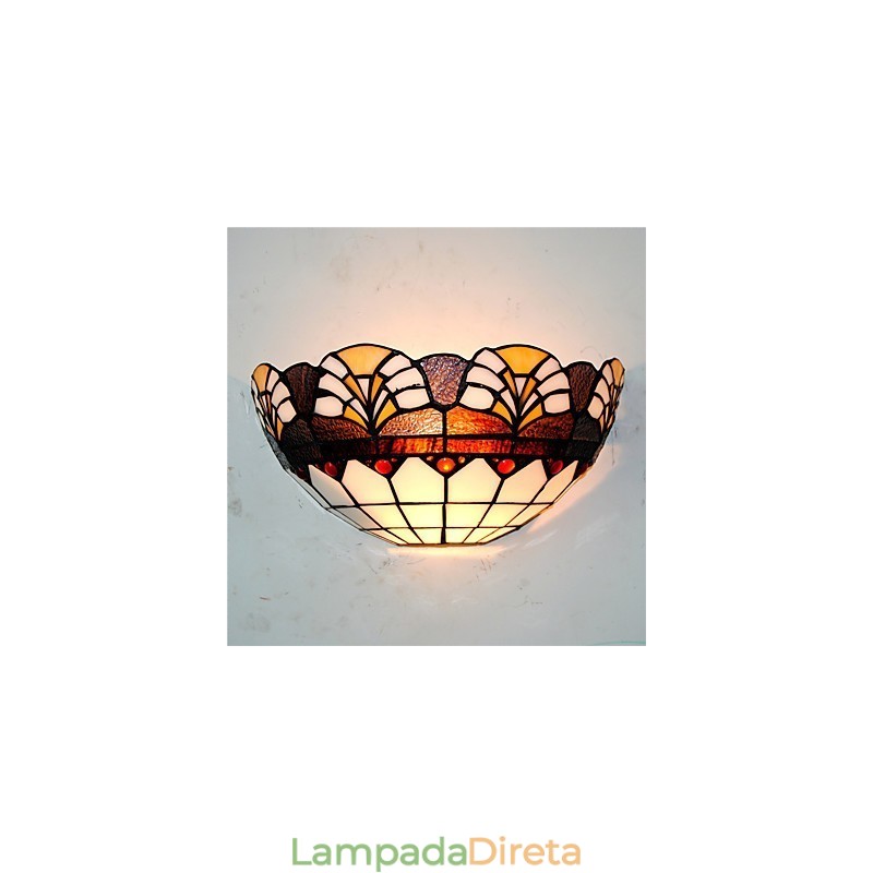 Retro Country Wall Lights Glass Shade Sala de estar Quarto Restaurante Café Bar Wall Spots