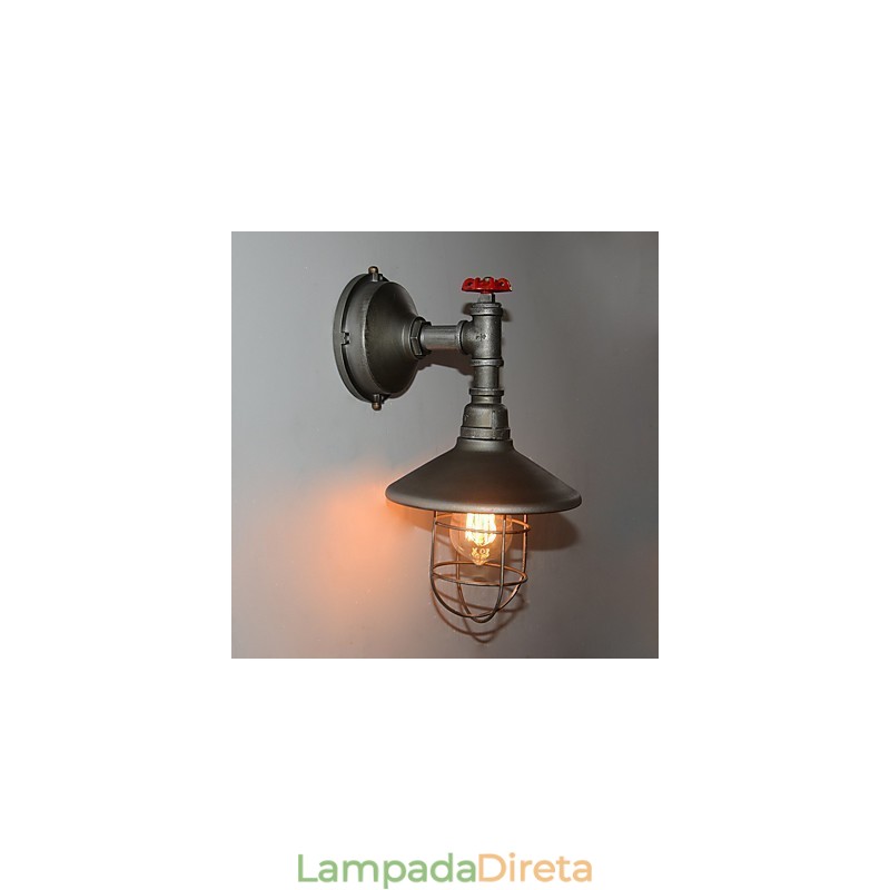 Nova luminária de parede estilo loft retrô vintage industrial Edison luminária pendente