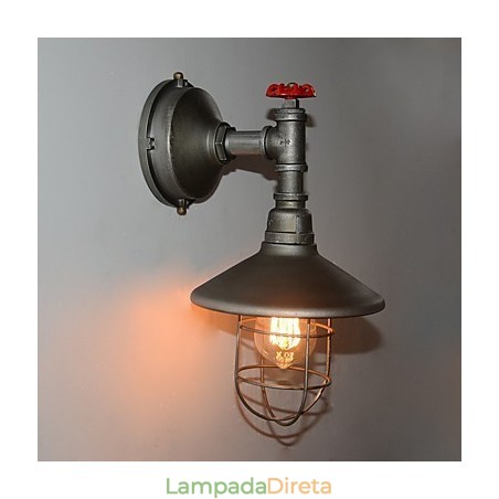 Nova luminária de parede estilo loft retrô vintage industrial Edison luminária pendente Nova luminária de parede estilo loft retrô vintage industrial Edison luminária pendente