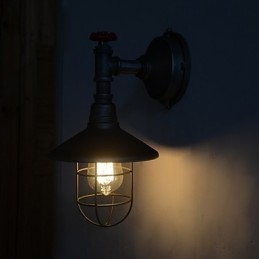 Nova luminária de parede estilo loft retrô vintage industrial Edison luminária pendente