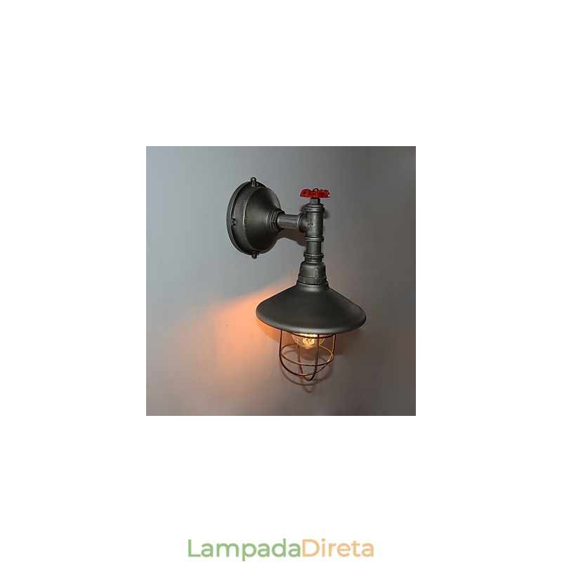 Nova luminária de parede estilo loft retrô vintage industrial Edison luminária pendente