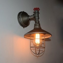 Nova luminária de parede estilo loft retrô vintage industrial Edison luminária pendente