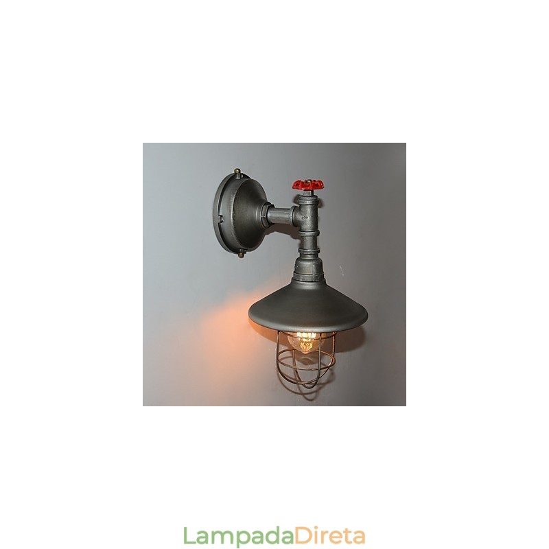 Nova luminária de parede estilo loft retrô vintage industrial Edison luminária pendente