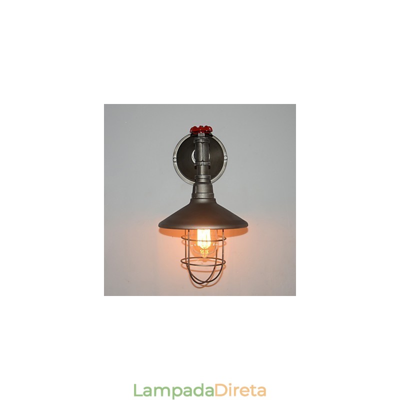 Nova luminária de parede estilo loft retrô vintage industrial Edison luminária pendente
