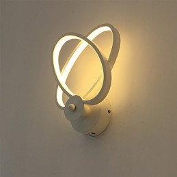 Pintura contemporânea moderna integrada para arandelas de parede com luz ambiente