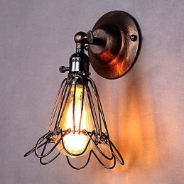 Moderno Contemporâneo Tradicional Clássico Country Galvanizado Característica para Arandelas de Parede de Luz Ambiente Luz de Parede