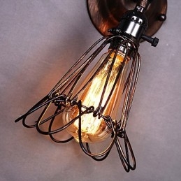 Moderno Contemporâneo Tradicional Clássico Country Galvanizado Característica para Arandelas de Parede de Luz Ambiente Luz de Parede