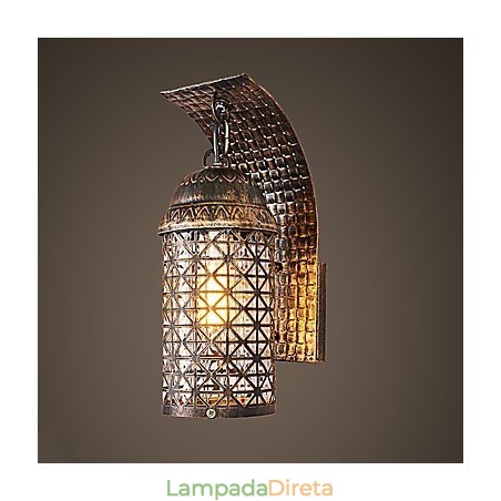 Pintura rústica de chalé para arandelas de parede estilo mini uplight, luminária de parede Pintura rústica de chalé para arandelas de parede estilo mini uplight, luminária de parede