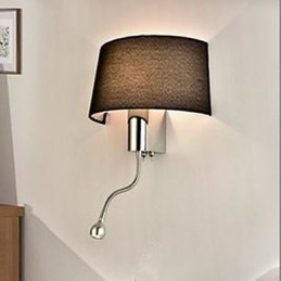 O quarto do hotel Quarto Corredor Tecido Abajur Abajur de cabeceira com interruptor de abajur americano