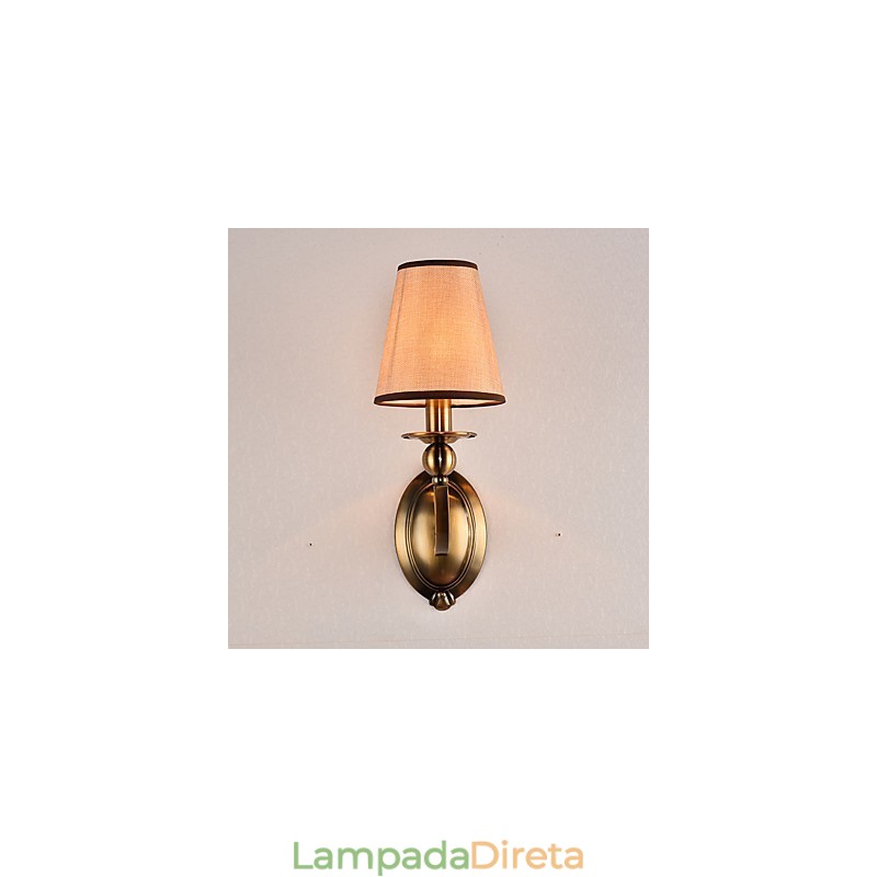 Recurso tradicional clássico galvanizado para proteção ocular Arandelas de parede Downlight Luminária de parede