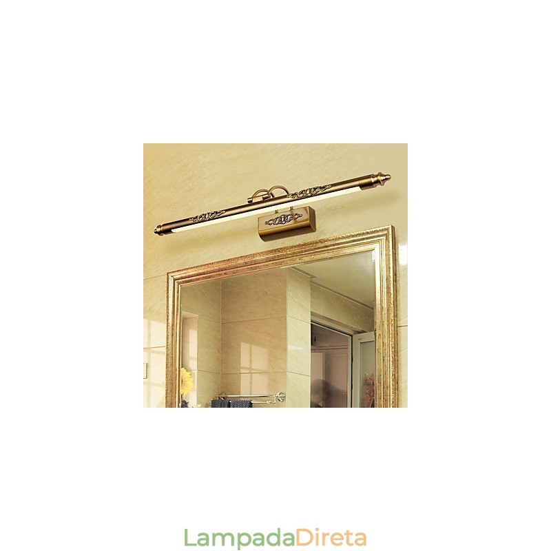 Espelho frontal Luz Moderna Contemporânea Country Galvanizado Característica para