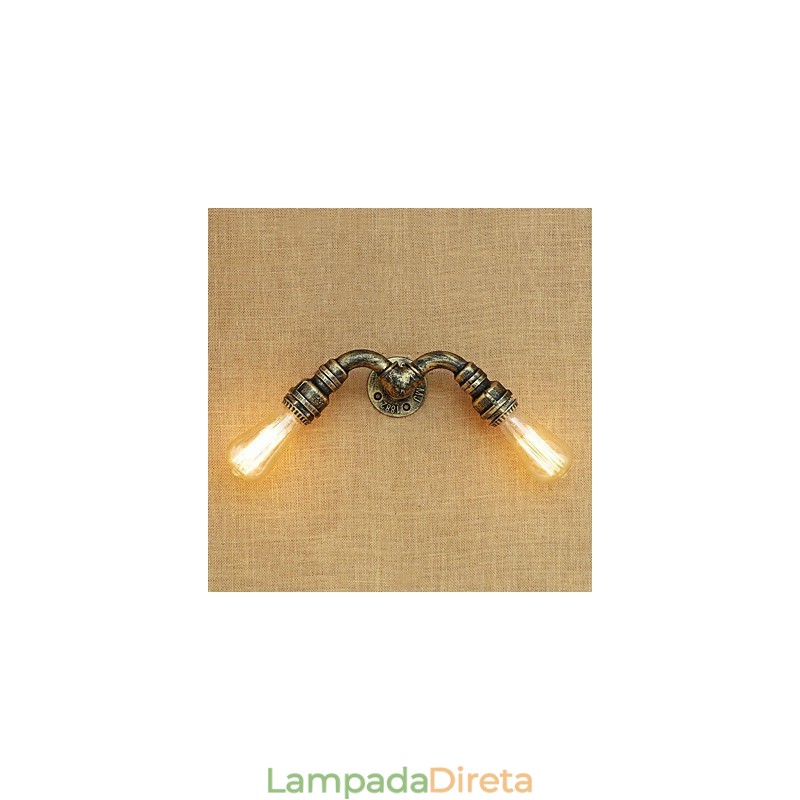 Recurso de pintura retrô country para arandelas de parede de luz ambiente estilo mini